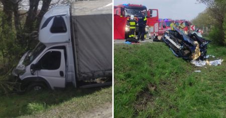 Rozbite auta. Tragedia pod Wrocławiem
