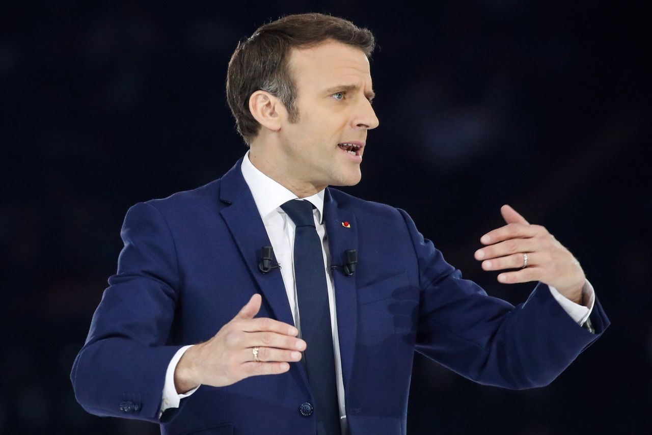 Rosyjska inwazja. Emmanuel Macron o zbrodni w Buczy 