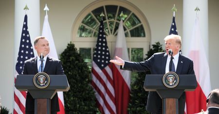 USA. Andrzej Duda w Białym Domu. Konferencja po spotkaniu z Donaldem Trumpem