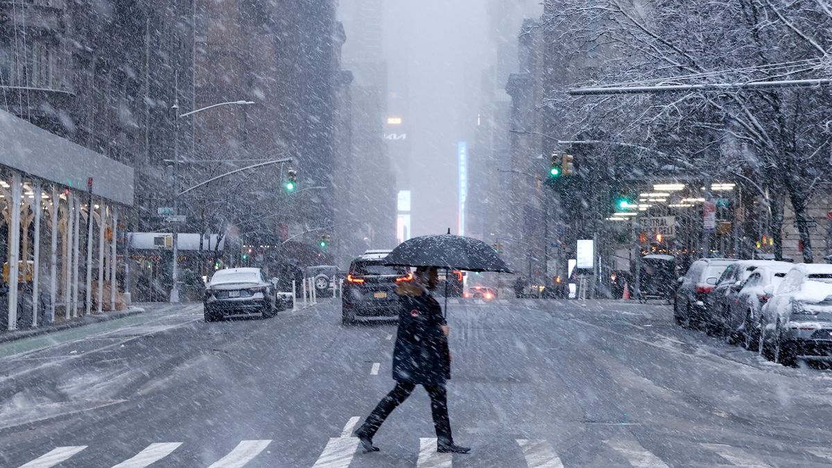 Na zdjęciu ulice Nowego Jorku, 14 grudnia 2025 roku