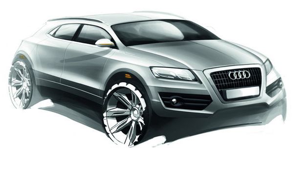 Audi Q6 - szkic