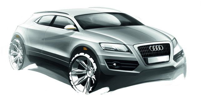 Audi Q6 - szkic