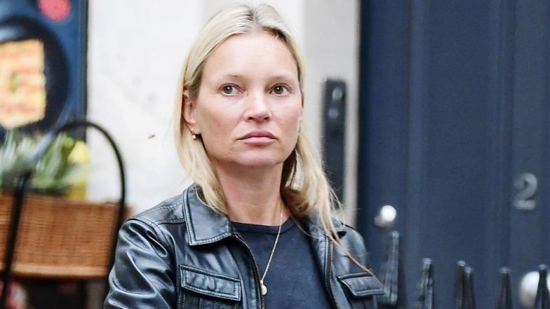 Kate Moss przyłapana bez makijażu