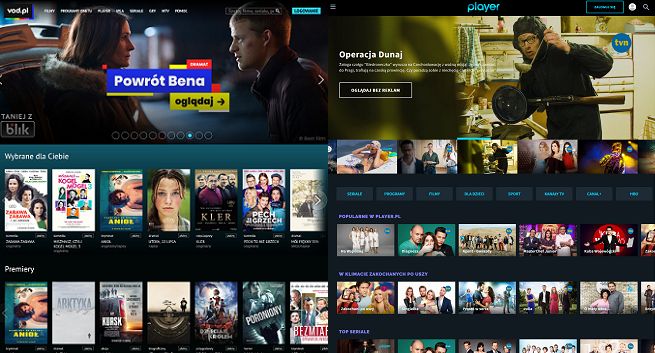 HBO GO, Netflix i Player zyskują - VoD.pl, CDA Premium i WP Pilot ze spadkami (TOP10 serwisów VoD)
