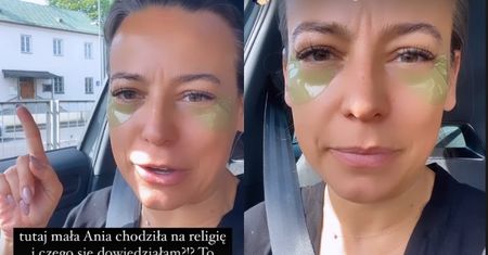 Anna Mucha wspomina SKANDALICZNE zachowanie siostry zakonnej na religii. "Zawiesić kamień u szyi i wrzucić do rzeki"