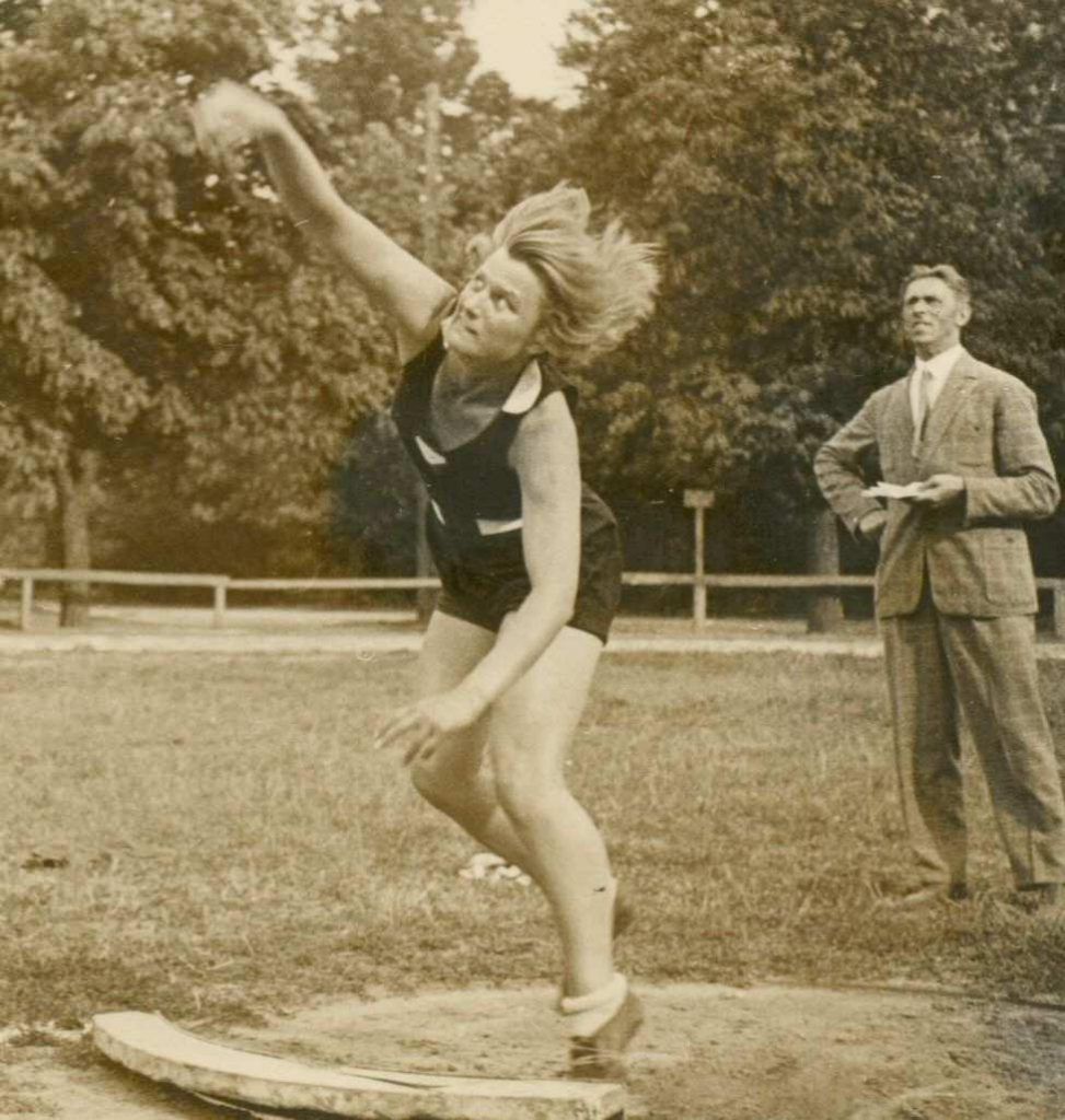 Genowefa Kobielska w konkursie olimpijskim zajęła ósme miejsce. Źródło zdjęcia: Praca zbiorowa, "Historia polskiej kobiecej lekkoatletyki w okresie międzywojennym"