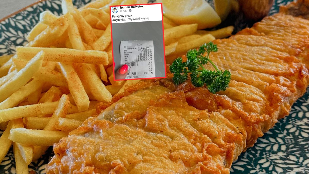 Za obiad w Augustowie rodzina zapłaciła 260 zł