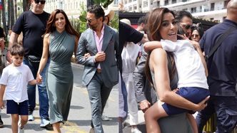 Rozpromieniona Eva Longoria spaceruje uliczkami Cannes w towarzystwie męża i synka. Fajna ta ich rodzinka?