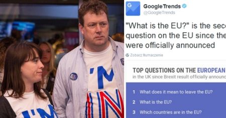 Wielka Brytania po Brexicie: Brytyjczycy pytają Google'a, czym jest Unia Europejska!