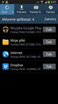 Samsung Galaxy S4 mini aplikacje