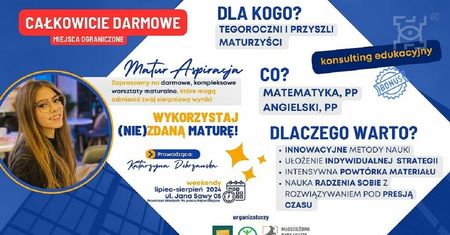 Ruszyły zapisy na młodzieżowe korepetycje — MaturAspiracje