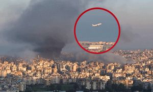 Trwał ostrzał Bejrutu. Nagle z lotniska odleciał komercyjny samolot