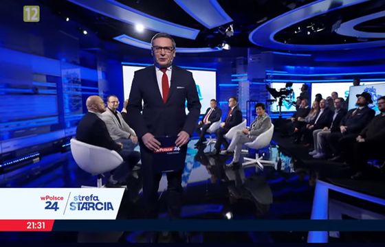 Nowe studio kanału wPolsce24. Pomieści więcej publiczności