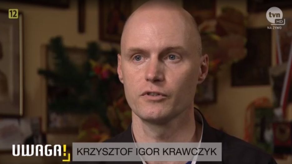 Krzysztof Igor Krawczyk po śmierci ojca znowu usiadł przed kamerą