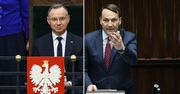 Sikorski skrytykował PiS. Wszystkiemu przysłuchiwał się prezydent