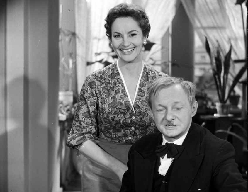 Helena Makowska-Fijewska i Tadeusz Fijewski w filmie