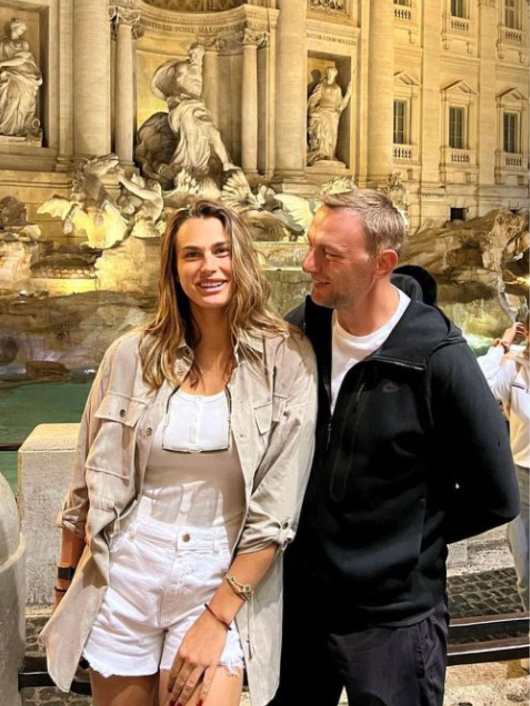 Konstantin Kołcow i Aryna Sabalenka