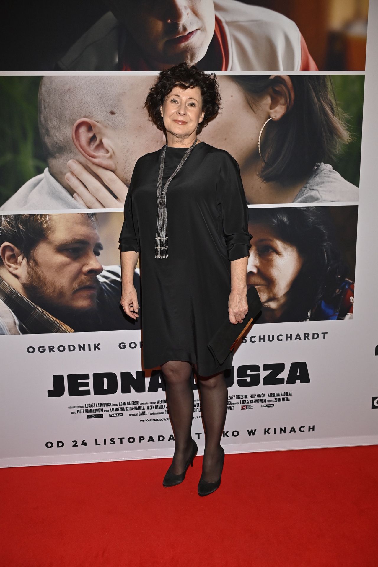 Dorota Kolak na premierze filmowej