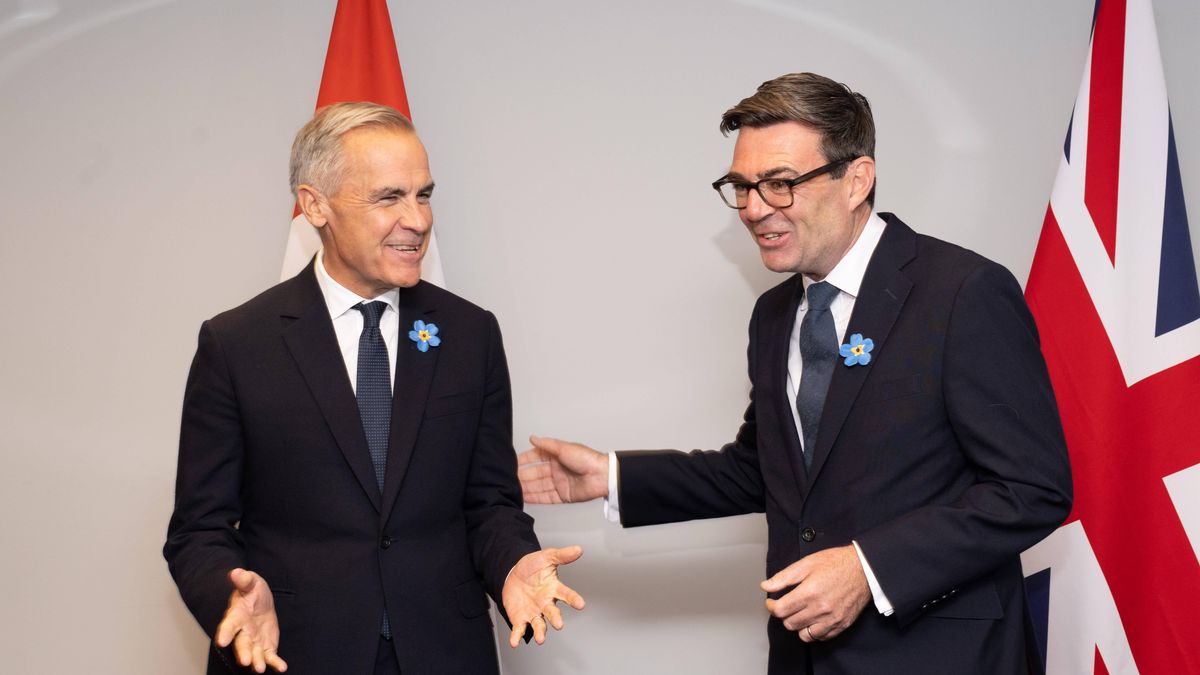 Mark Carney i Andy Burnham