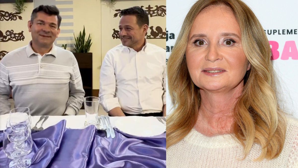 Zenon Martyniuk i Rafał Trzaskowski oraz Joanna Kurska