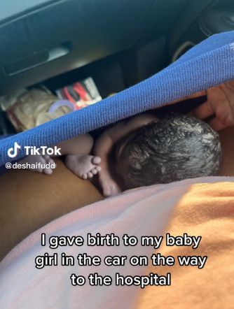 23-latka urodziła córeczkę w drodze do szpitala