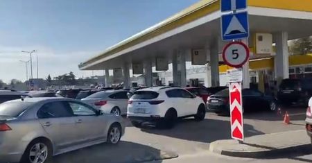 Zaczęło się. Wielka panika na Krymie, sznur aut