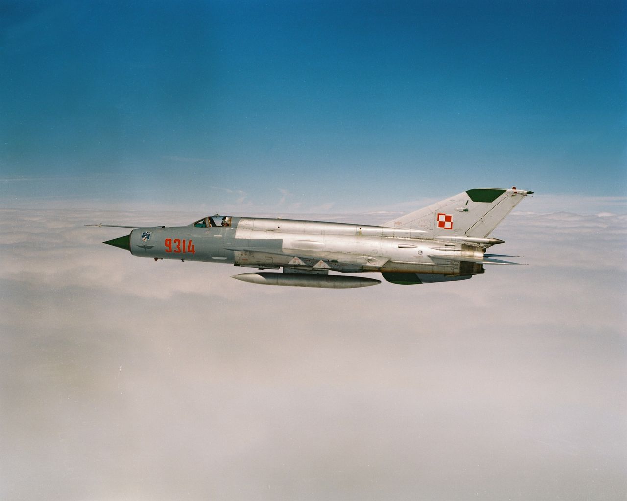 MiG-21 w polskich barwach