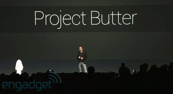 Android 4.1 Jelly Bean - Project Butter | fot. Engadget