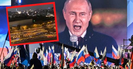 Tak przywieźli "chętnych". Nowe nagranie z Kremla