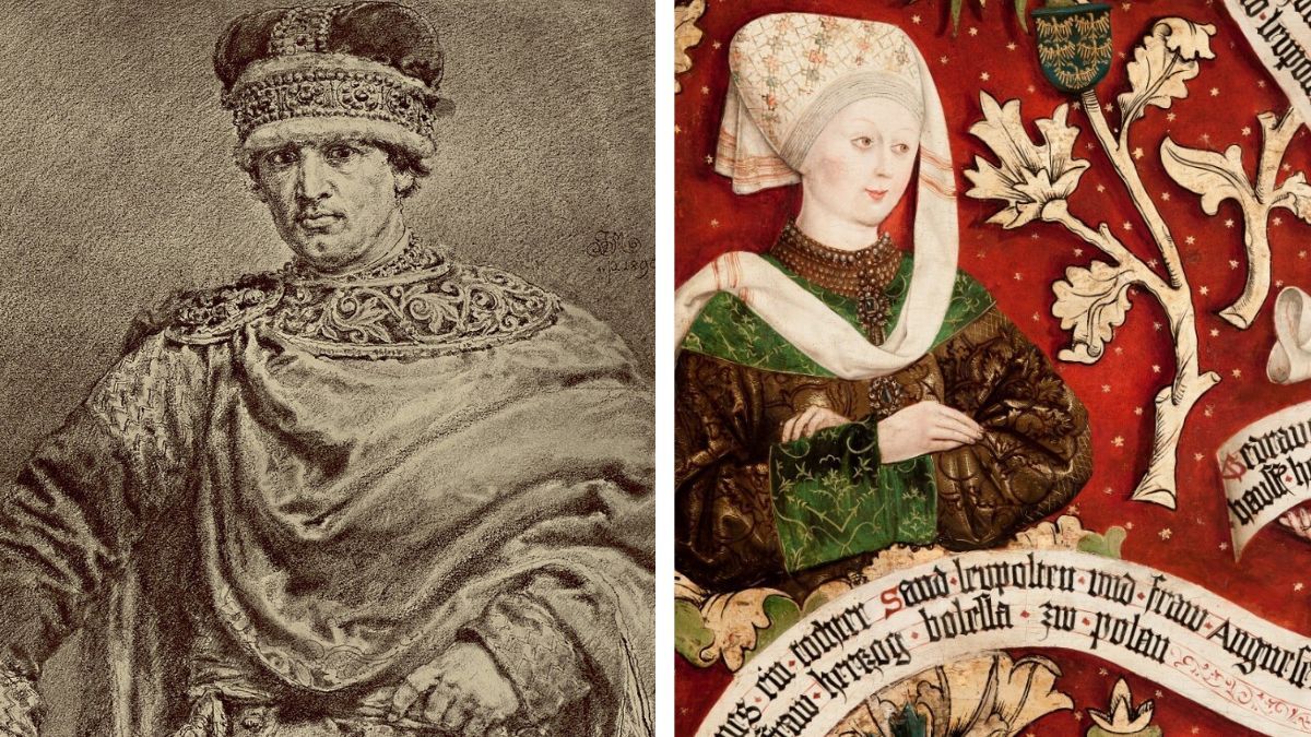 Władysław Wygnaniec i Agnieszka Babenberg (domena publiczna)