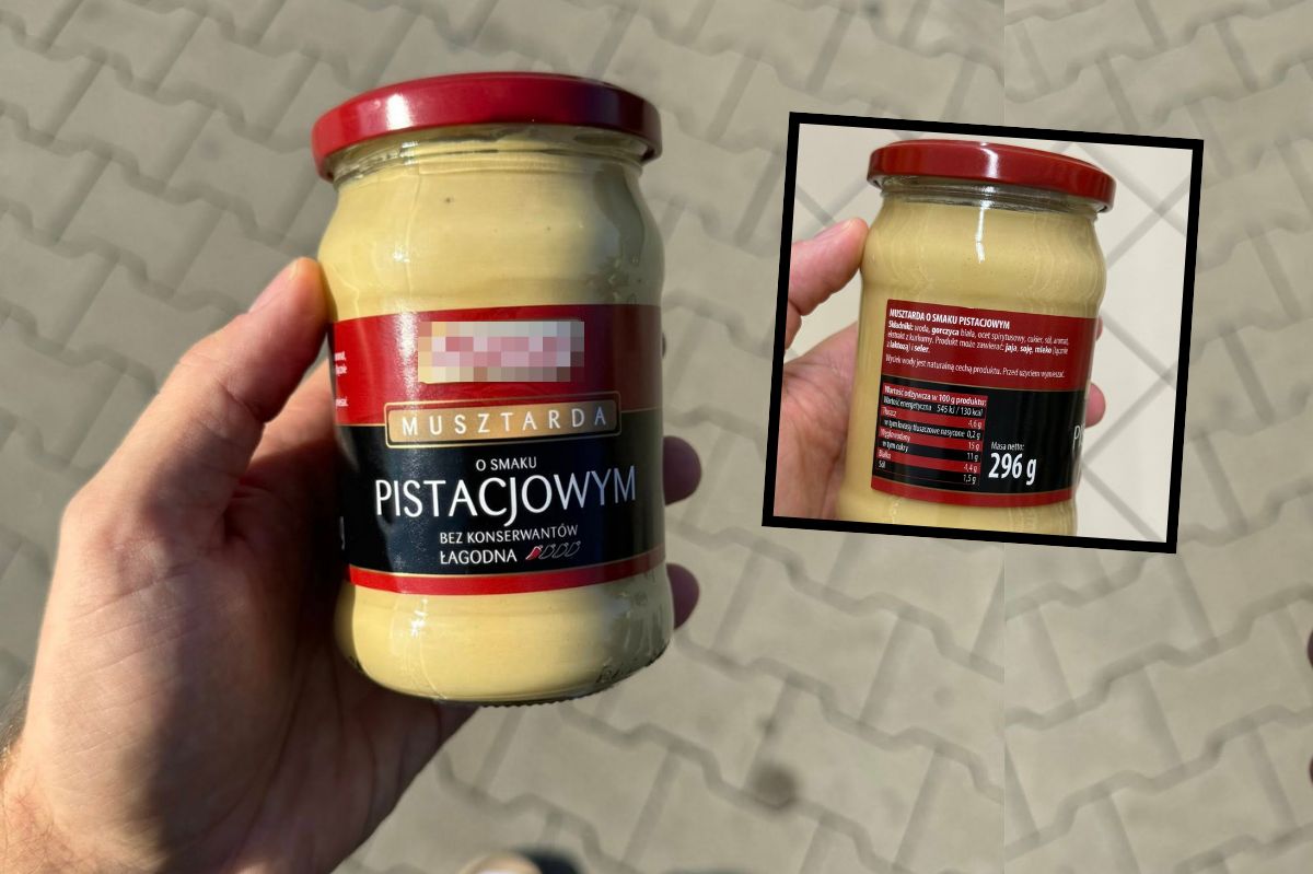 Kupił musztardę pistacjową i sprawdził skład. Burza w sieci
