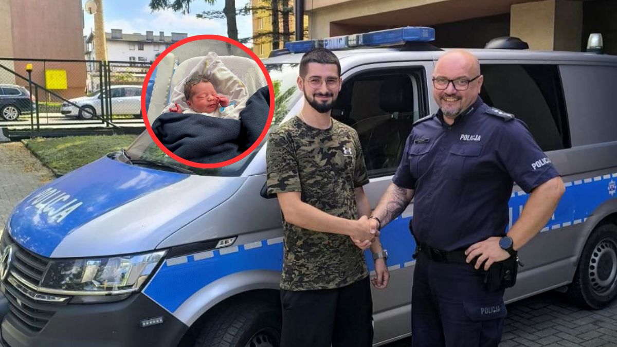 Policjant z Pelplina pomógł odebrać poród  