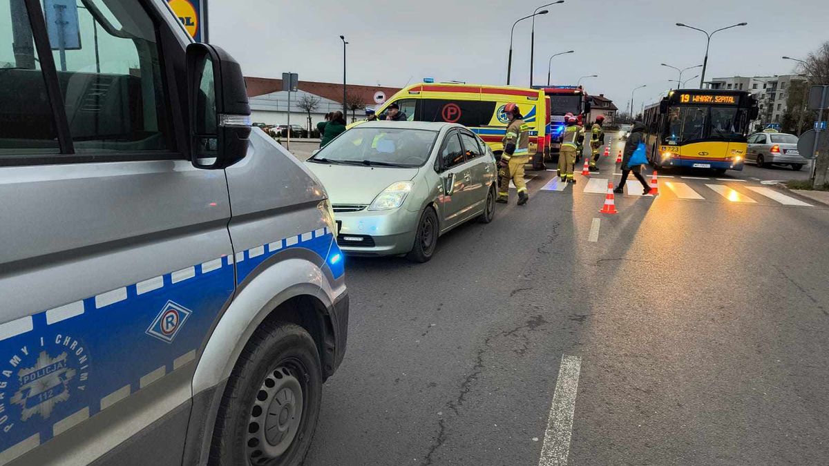 Potrącenie pieszej 