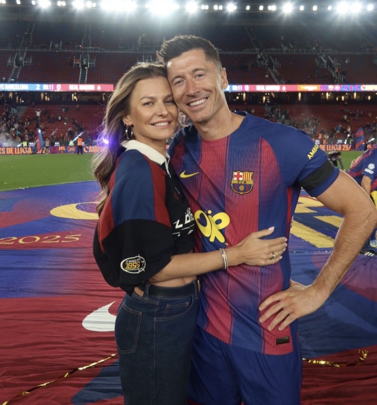 Anna i Robert Lewandowscy