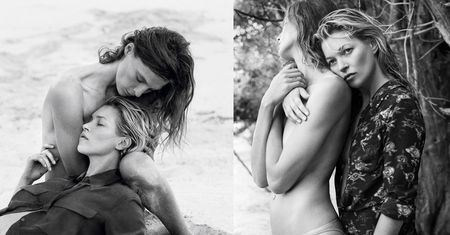 Odważna sesja Kate Moss i Darii Werbowy