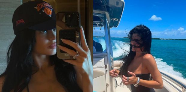 Kylie Jenner prezentuje wdzięki ubrana w skąpe bikini