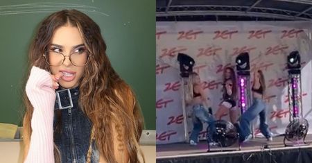 Blanka TRZĘSIE POŚLADKAMI na rozpoczęciu roku szkolnego w podstawówce. W sieci oburzenie: "To chore. Gdzie byli rodzice?"