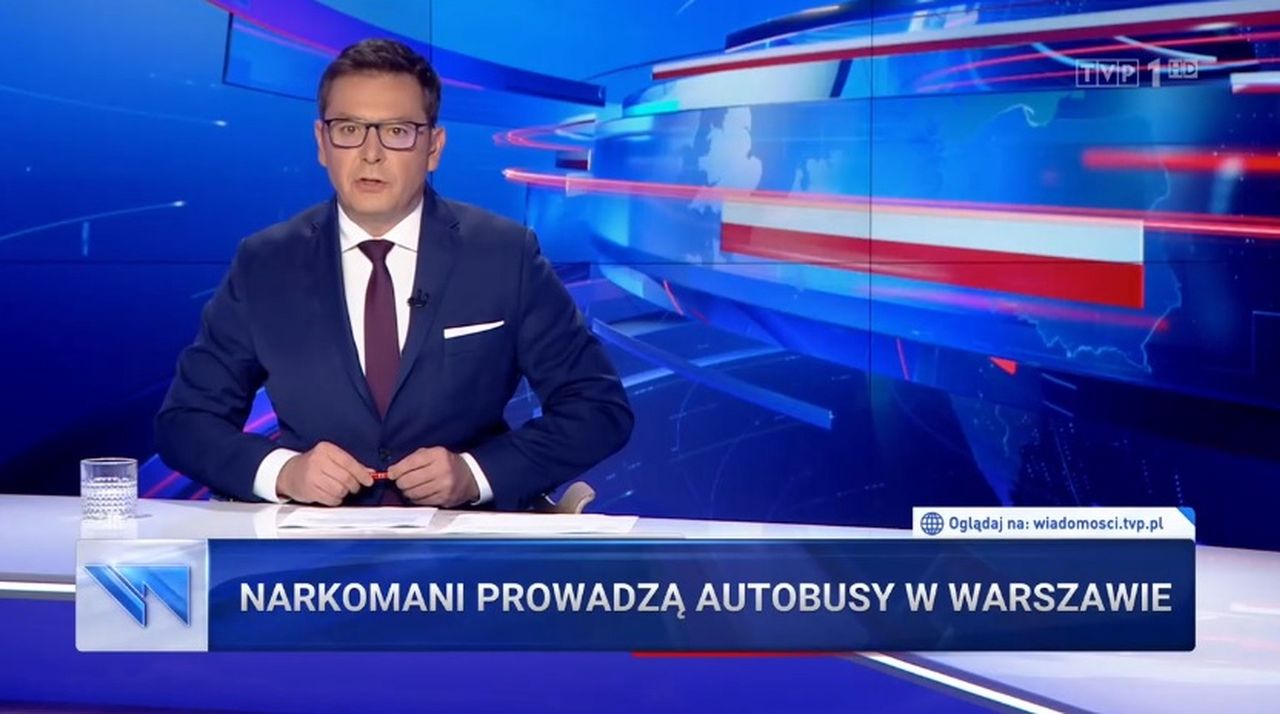 Wybory 2020: "Wiadomości" TVP znów atakują Trzaskowskiego. Obwiniają go za "narkowypadki" autobusów w Warszawie