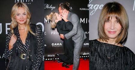 Celebrytki przejmują ściankę na pokazie Łukasza Jemioła: Małgorzata Socha w grochach, Małgorzata Ohme w szale namiętności... (ZDJĘCIA)