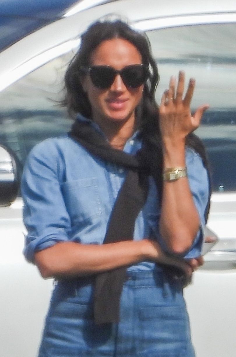 Meghan Markle kibicuje księciu Harry'emu podczas meczu polo