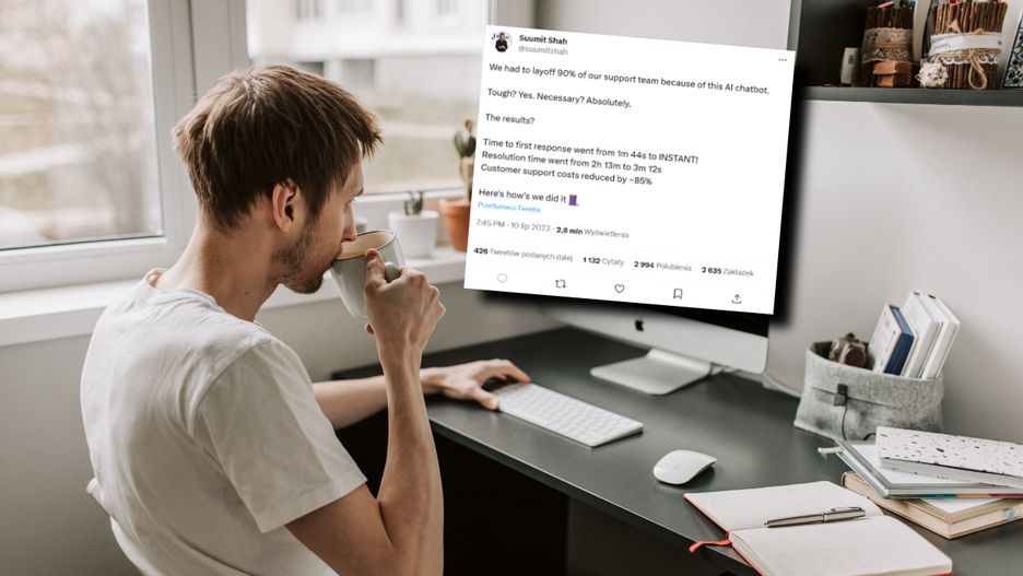 Szef firmy Dukaan zwolnił 90 proc. pracowników i zastąpił ich chatbotem