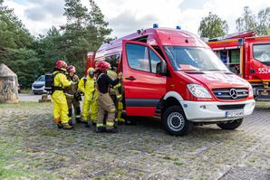 Ćwiczenia na lotnisku w Pile.