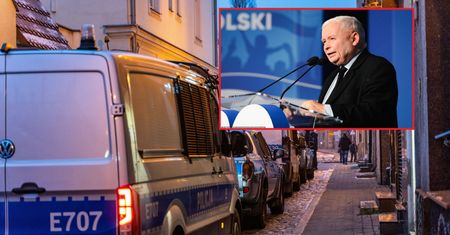 Setki policjantów ochraniają partyjne spotkania prezesa PiS. Poseł KO: policja zataja dane