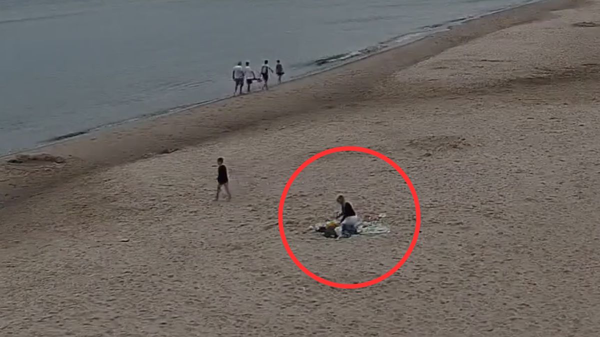 9:50, 18 kwietnia: widok w Kołobrzegu.