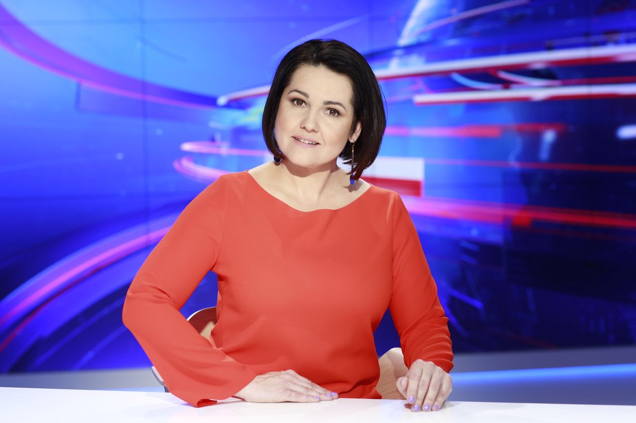 Edyta Lewandowska "Wiadomości" TVP