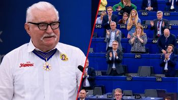 Wałęsa z orderem w PE. Tak powiedział o Rosji i USA