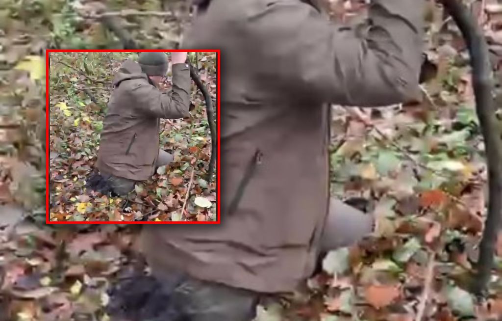 Ku przestrodze. Poszedł do lasu, wpadł po pas w mokradło