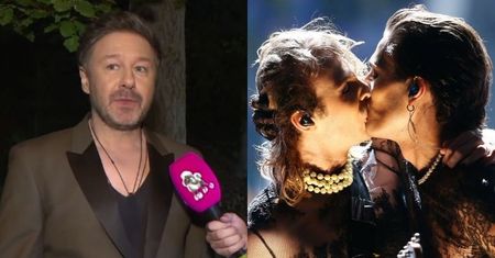 Andrzej Piaseczny komentuje pocałunek muzyków Maneskin i uderza w polską władzę: "Rządzą nami SZALEŃCY" (WIDEO)