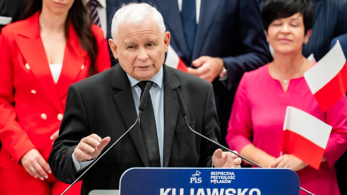Konwencja PiS z udziałem Jarosława Kaczyńskiego