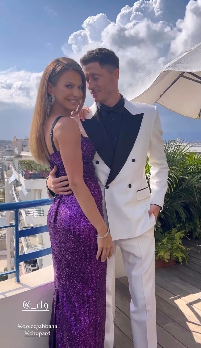 Robert i Anna Lewandowscy w Cannes